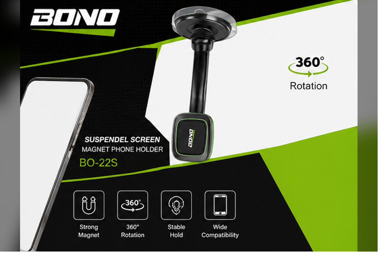מחזיק נייד מגנטי גמיש BONO BO-22S · מגנטי · 360°