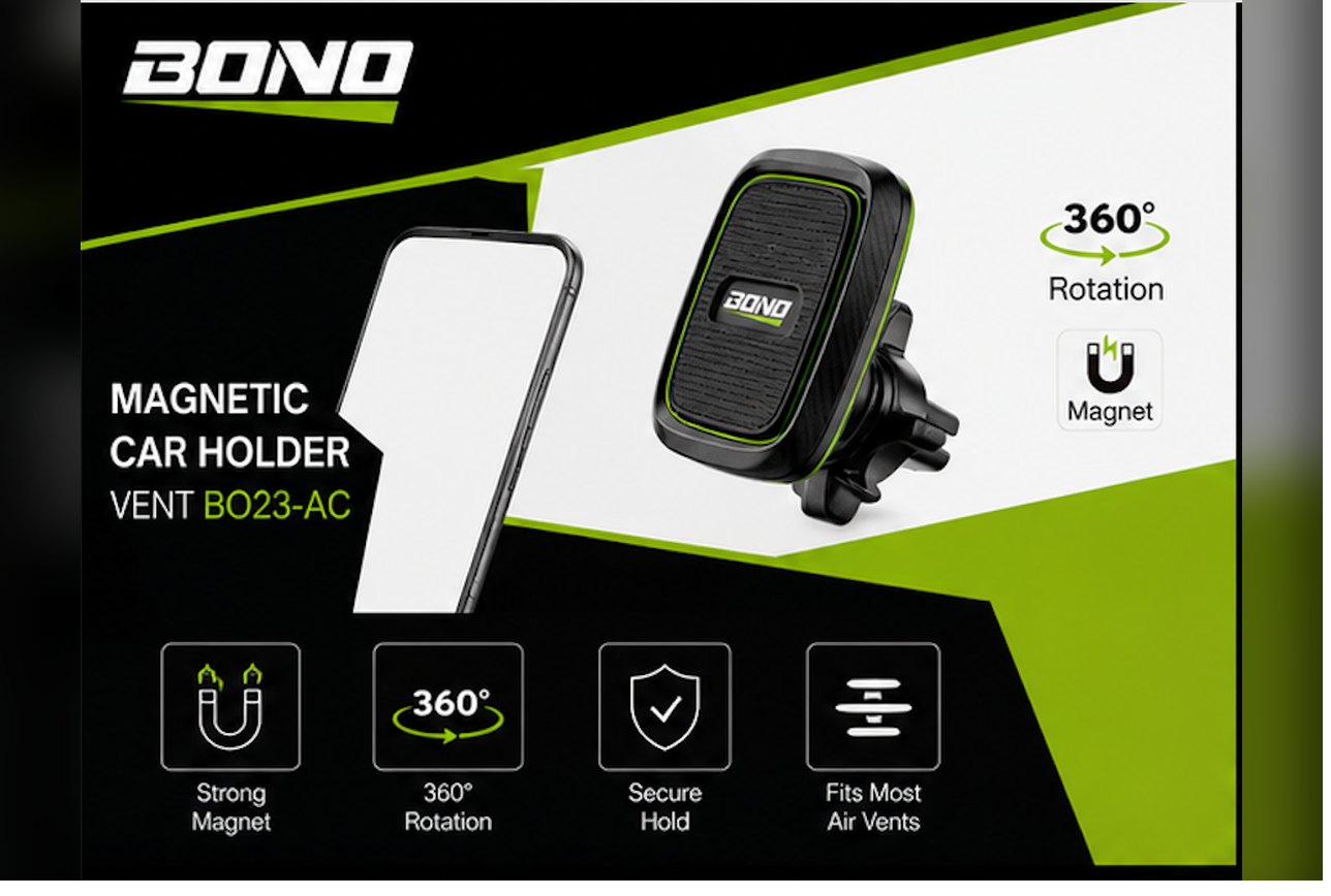 מחזיק נייד קטן למזגן BONO BO23-AC · מגנטי · 360°